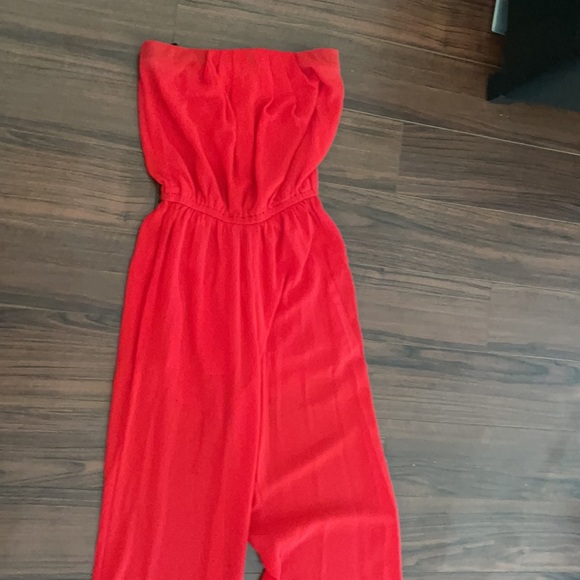 Red Chiffon Jumper - Picture 5 of 7